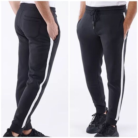 LAZER Men's Bonded Sherpa Side Stripe Joggers 2XL - Picture 3 of 16
